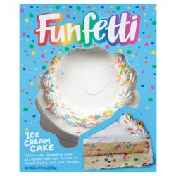 Funfetti Ice Cream Cake, Serves 8 People, 24 oz