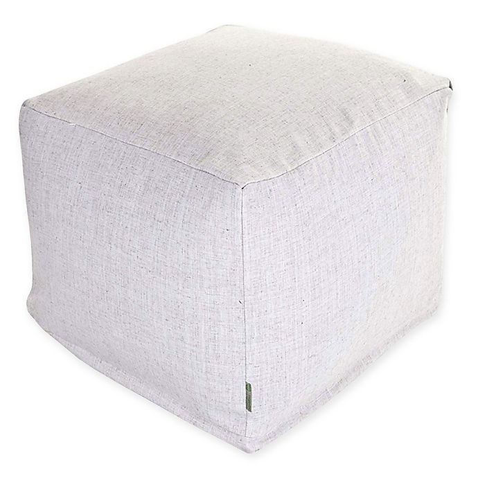 slide 1 of 6, Majestic Home Goods Wales Ottoman - Magnolia, 1 ct