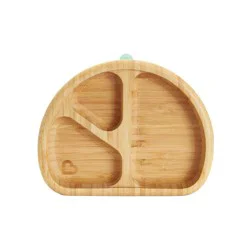 Munchkin Bamboo Divided Suction Dining Plate