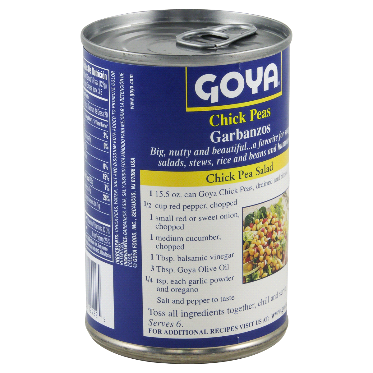 slide 4 of 7, Goya Chick Peas, 15.5 oz