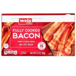 Weis Quality Fully Cooked Bacon