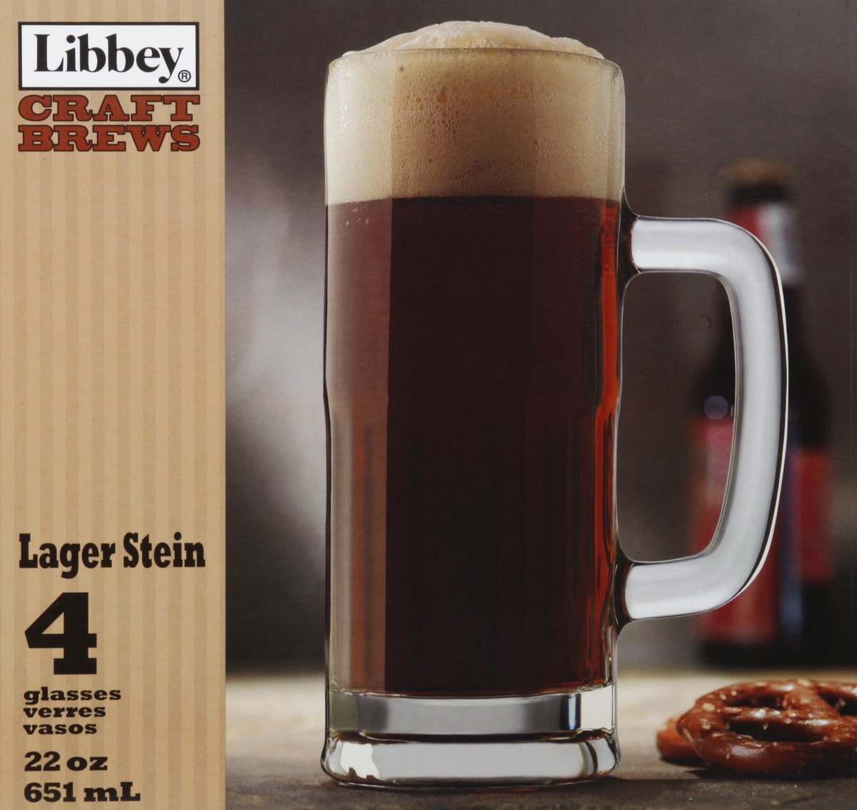 slide 3 of 4, Libbey Craft Brews Lager Steins, 22 oz