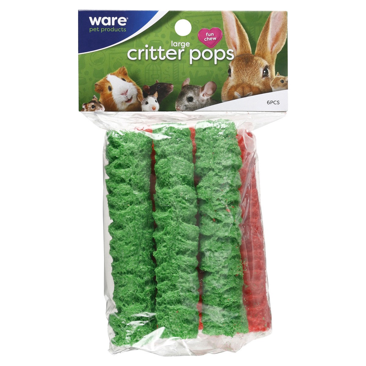 slide 1 of 5, Ware Pet Products Critter Ware Rice Pops For Small Animals, LG
