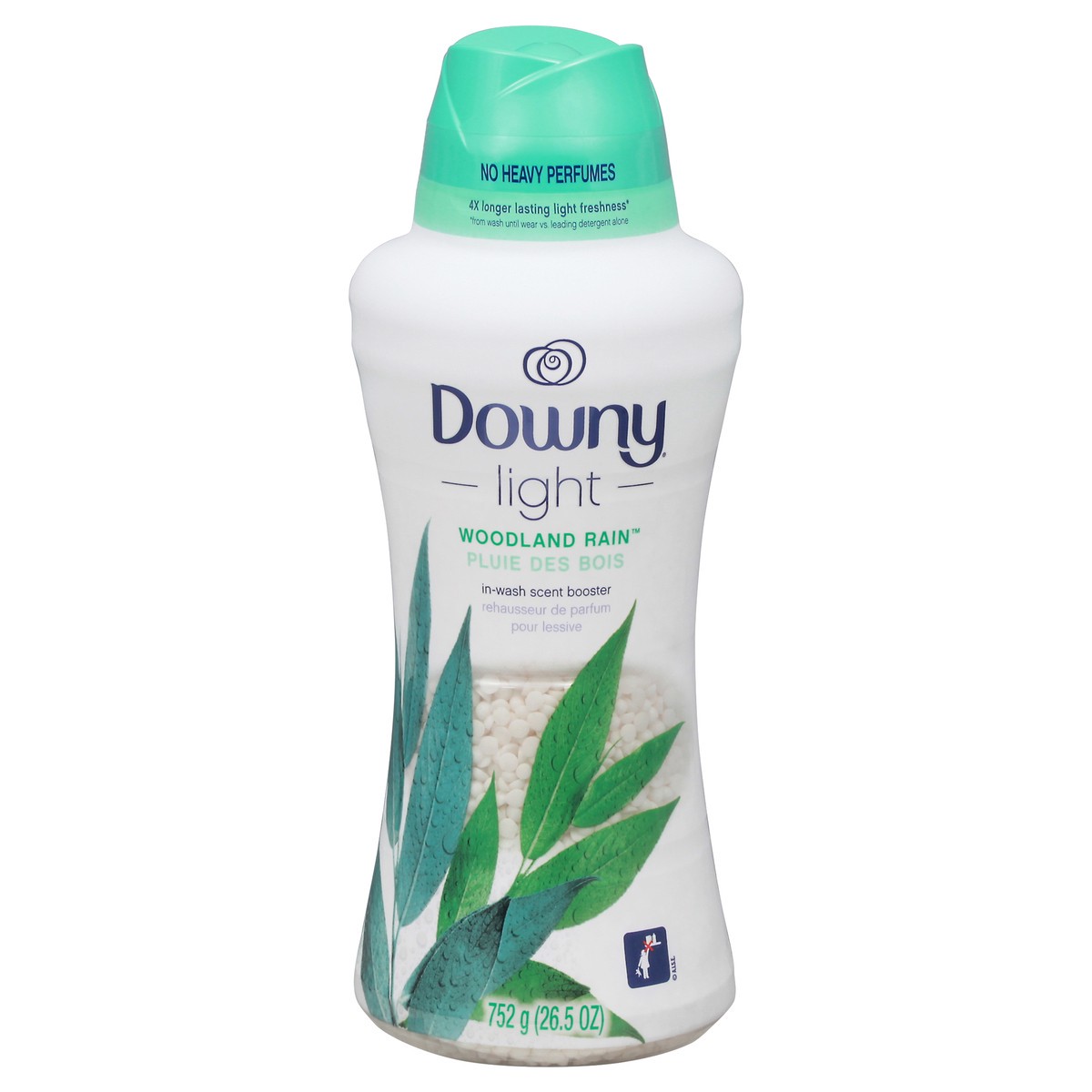 slide 1 of 16, Downy Light Woodland Rain Scent Laundry Scent Booster Beads with No Heavy Perfumes - 24oz, 24 oz