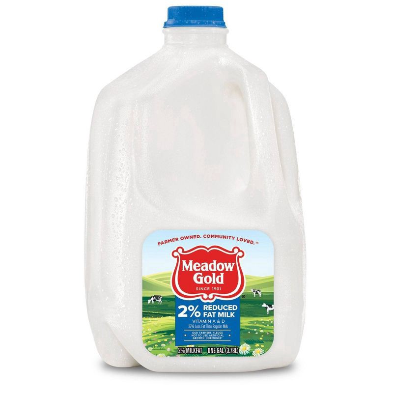 slide 1 of 10, Meadow Gold 2% Milk - 1gal, 1 gal