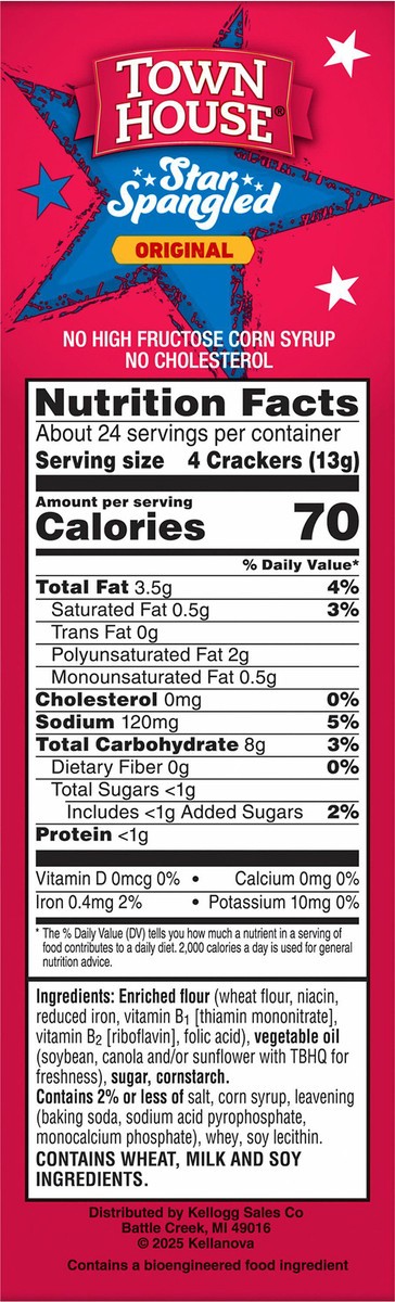 slide 10 of 13, Town House Crackers Original 11oz, 11 oz