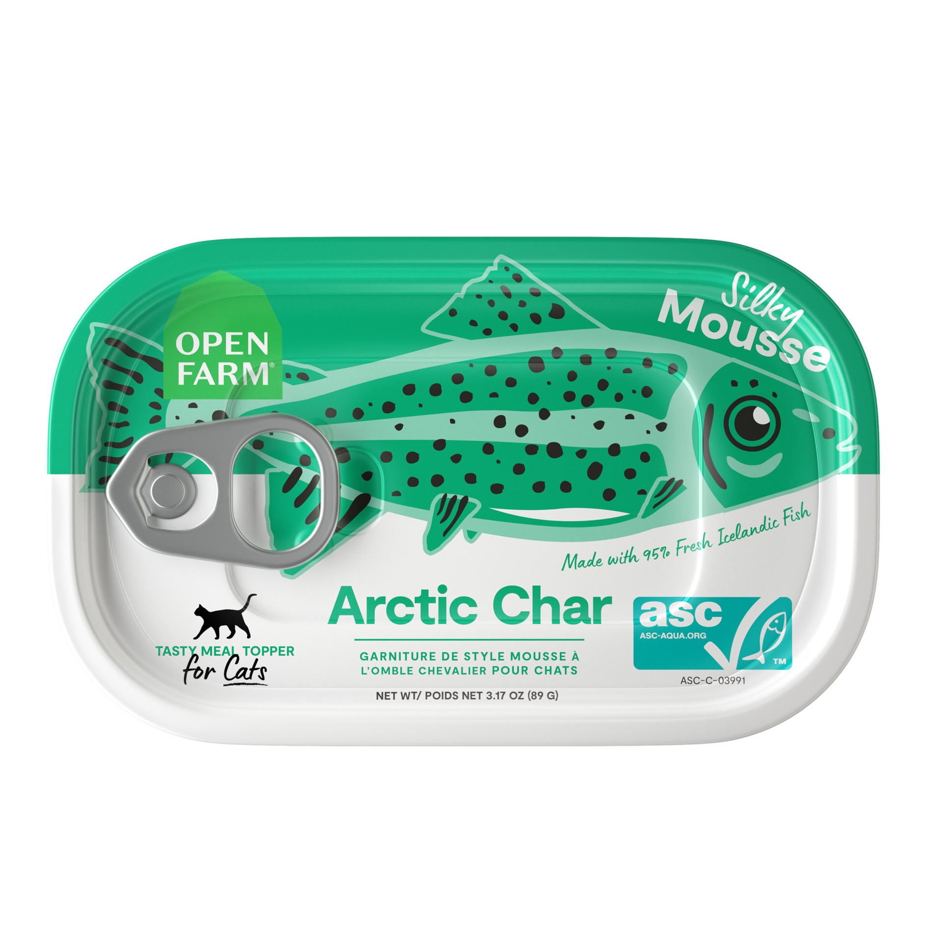 slide 1 of 2, OPEN FARM Arctic Char Topper for Cats 3.17 oz, 3.17 oz