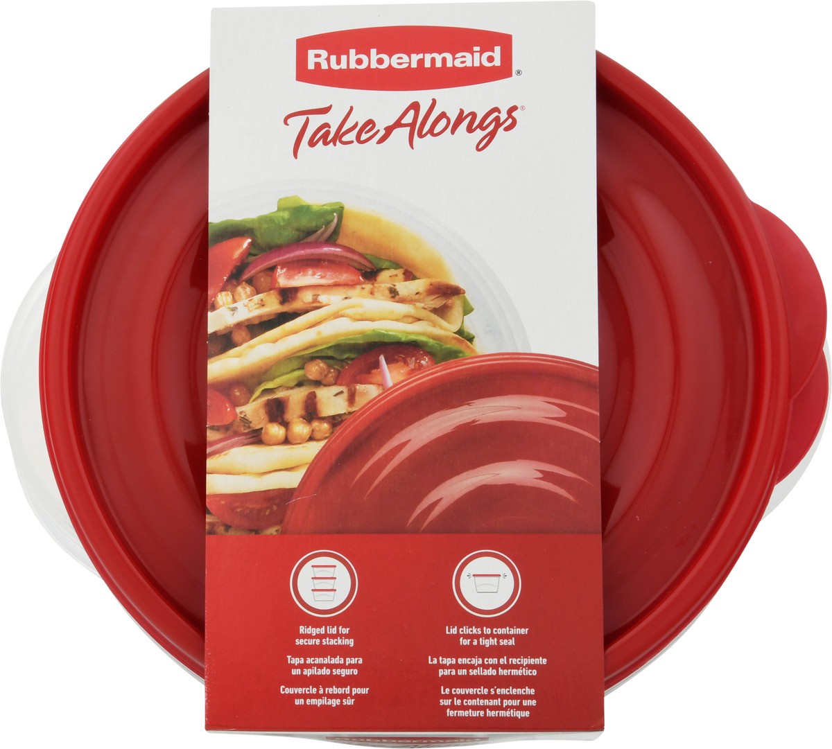 slide 6 of 12, Rubbermaid Takealongs Shallow Bowl Food Storage Container, 5 c