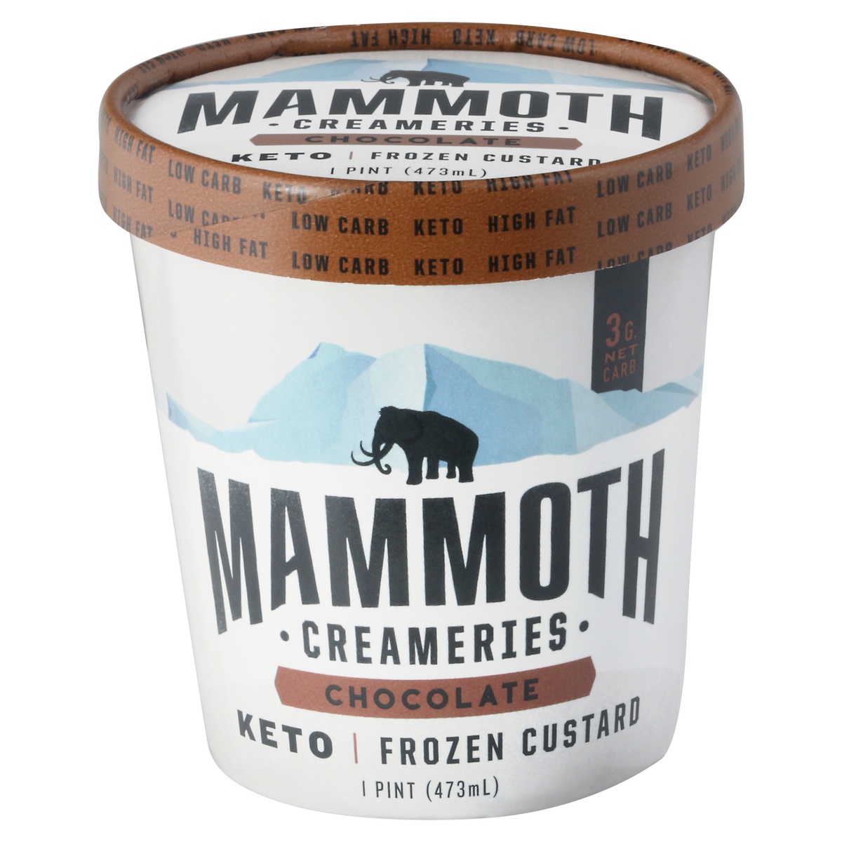 slide 1 of 1, Mammoth Creameries Chocolate Frozen Custard 1 pt, 1 pint