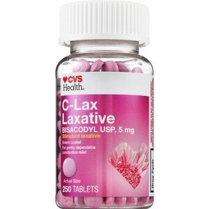 slide 1 of 1, Cvs Health C-Lax Laxative Tablets, 250 Ct, 1 ct