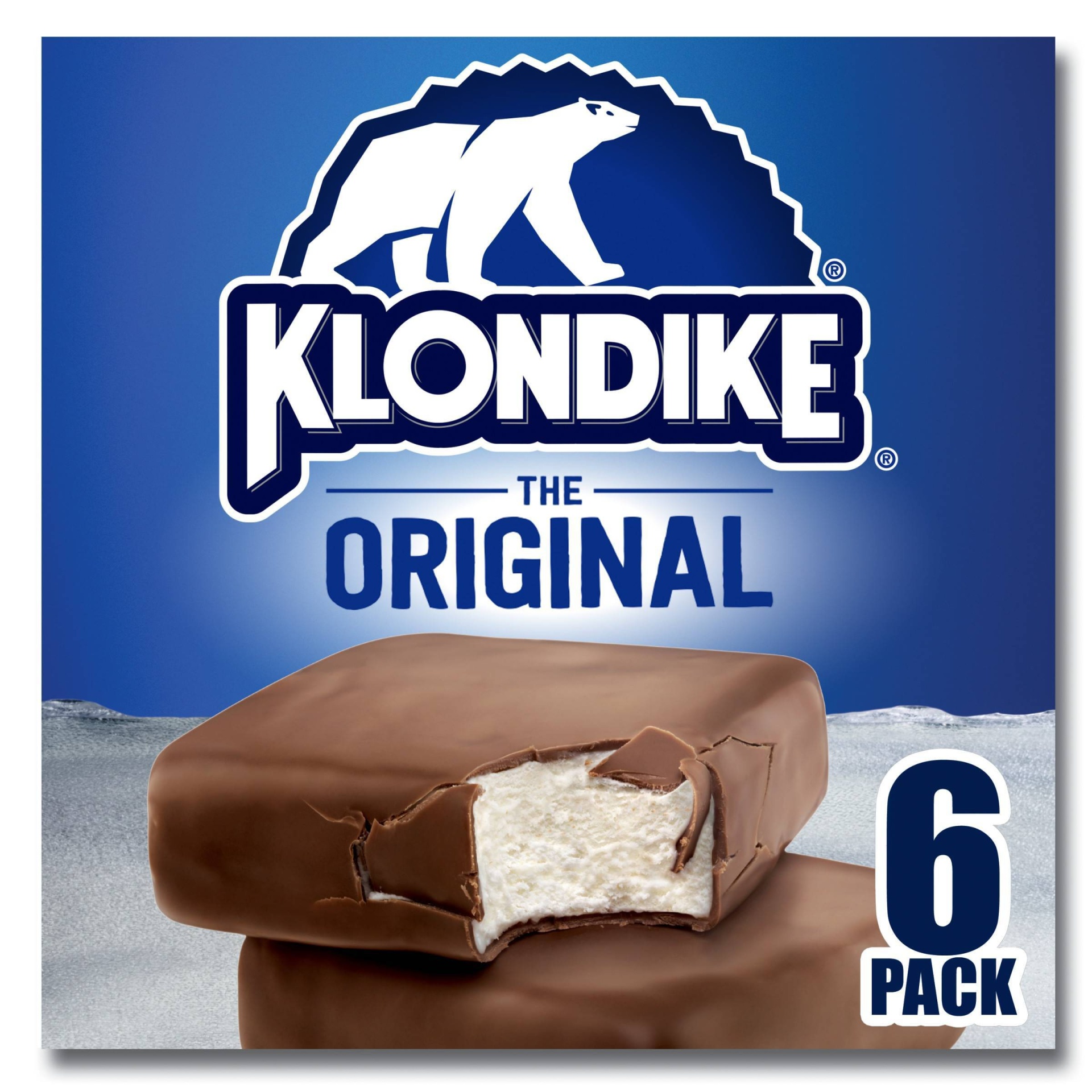 slide 1 of 3, Klondike Ice Cream Bar Original, 6 ct