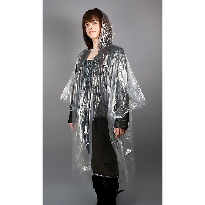 slide 1 of 1, Travelon Emergency Rain Poncho, 1 ct