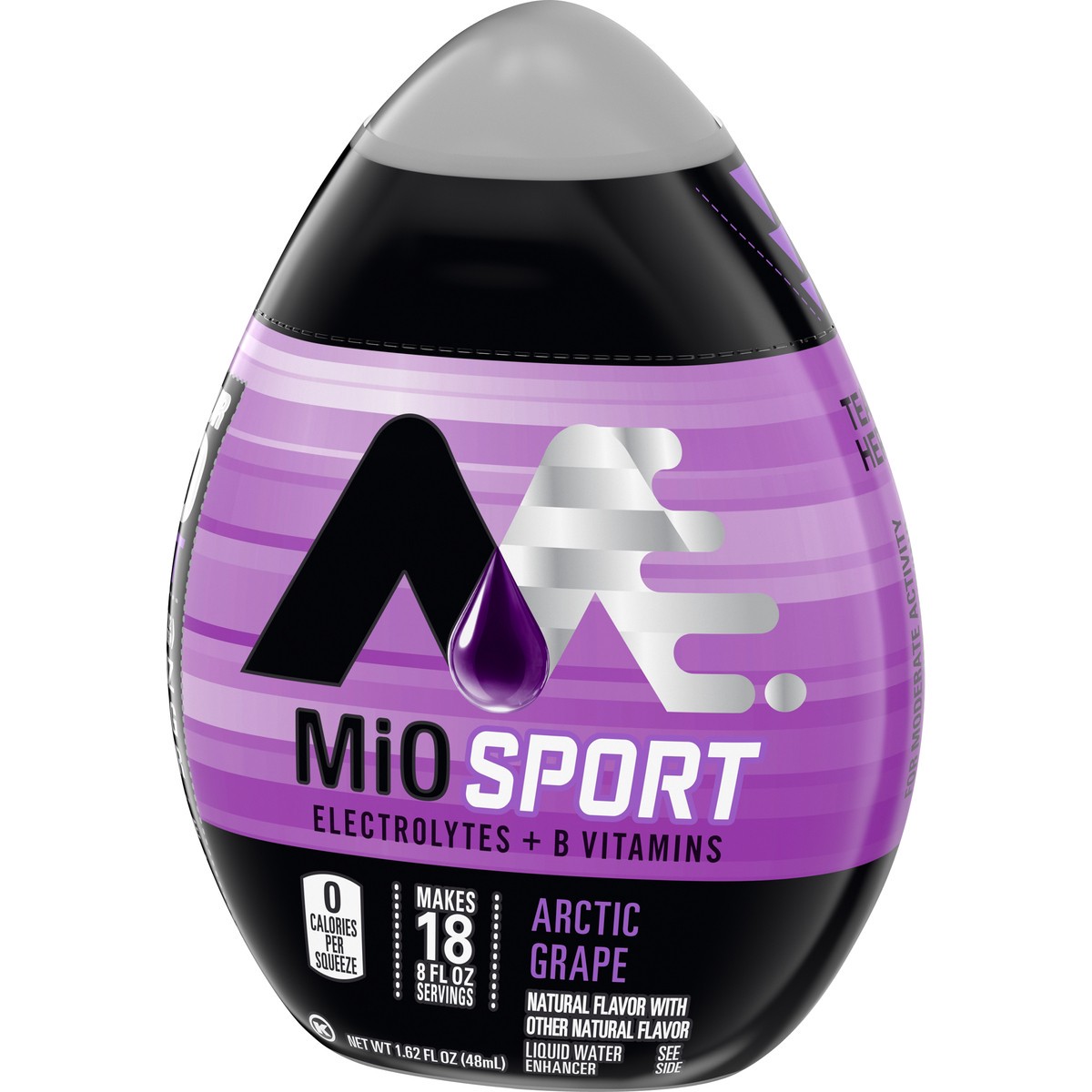 slide 8 of 9, mio Hydrate Arctic Grape Flavored with other natural flavor Liquid Water Enhancer, 1.62 fl oz Bottle, 1.62 fl oz
