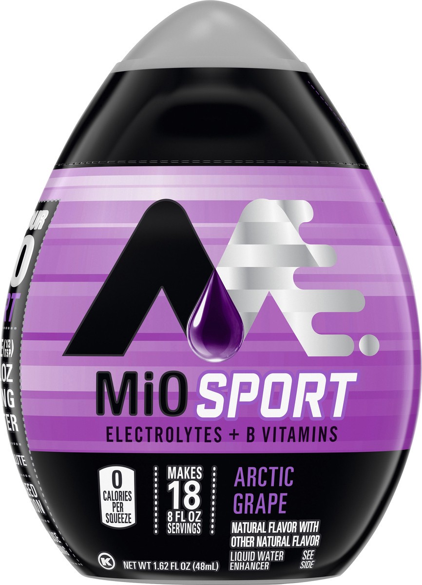 slide 6 of 9, mio Hydrate Arctic Grape Flavored with other natural flavor Liquid Water Enhancer, 1.62 fl oz Bottle, 1.62 fl oz