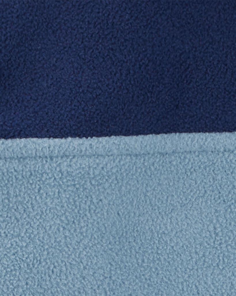 slide 2 of 2, Oshkosh Baby Quarter-Zip Microfleece Pullover Blue 18M, 1 ct