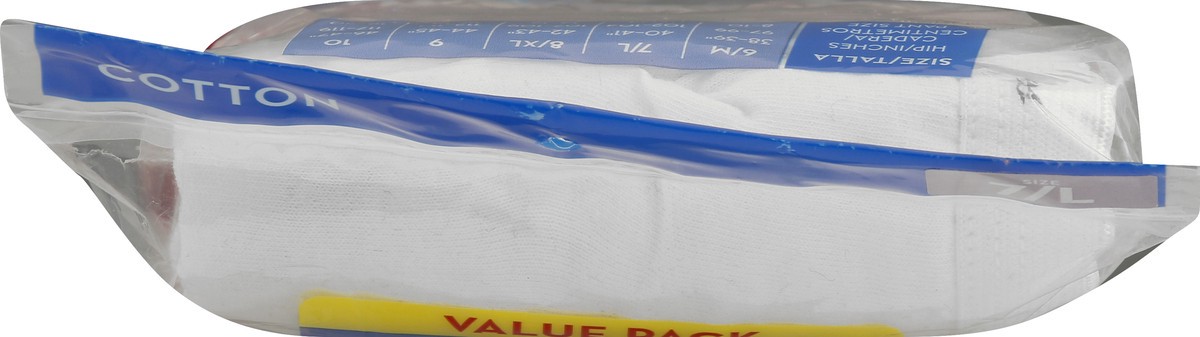 slide 6 of 10, Hanes Cool Comfort Value Pack Size 7/L Cotton Hi-Cuts 5 ea, 5 ct