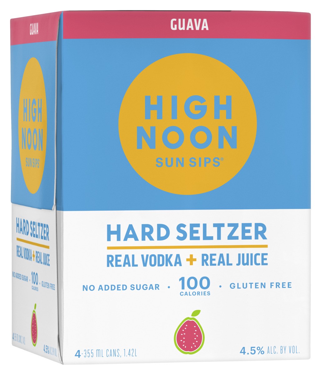 slide 3 of 3, High Noon Vodka Hard Seltzer, Pineapple, Can, 355 ml