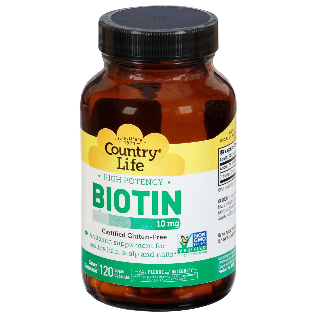 slide 3 of 9, Country Lifebiotin, 120 ct