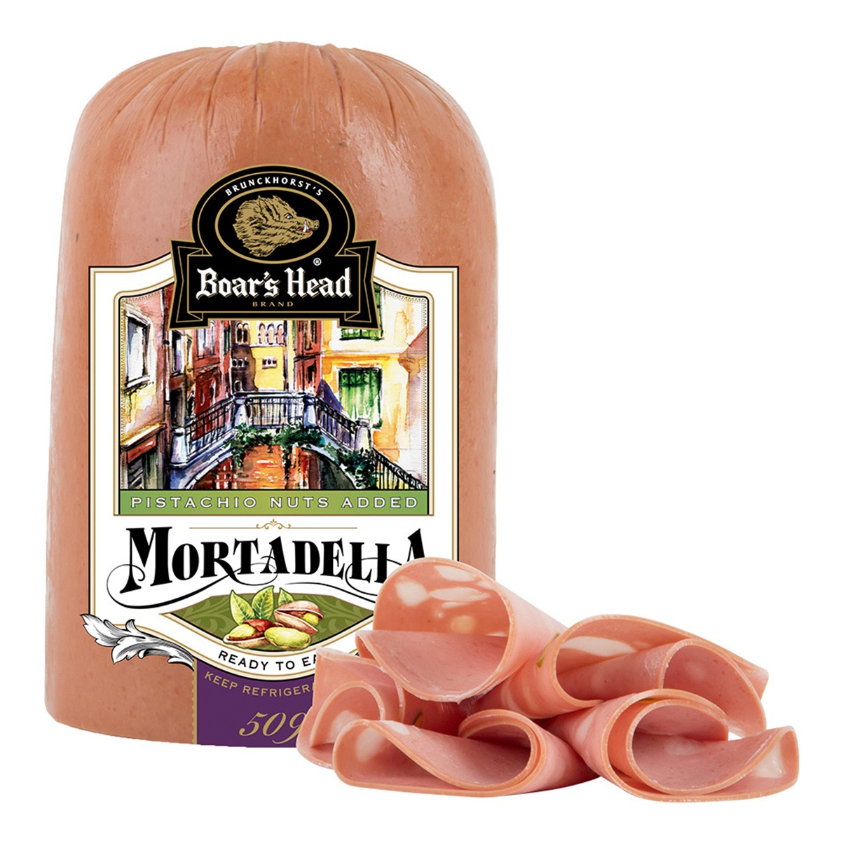 slide 1 of 1, Bh Mortadella, per lb