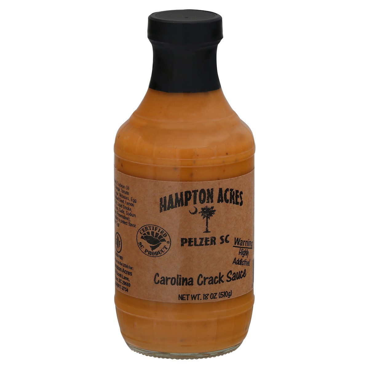 slide 3 of 9, Hampton Acres Carolina Crack Sauce 18 oz Bottle, 18 oz