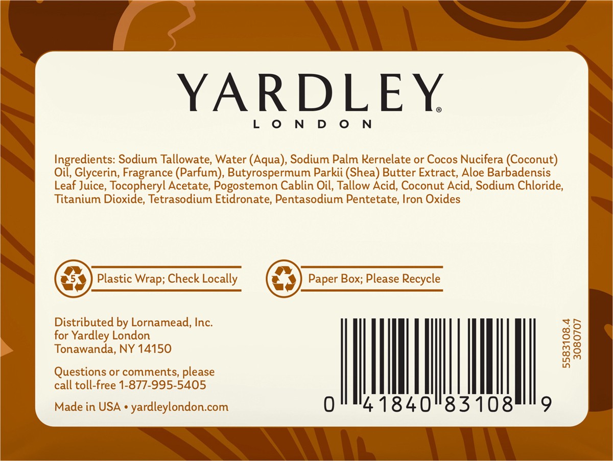 slide 3 of 7, Yardley London Yardley Creamy Coconut, 2 ct