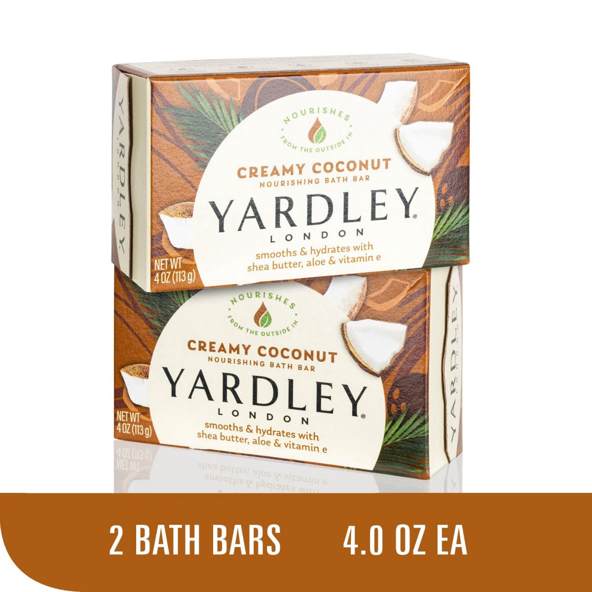 slide 1 of 7, Yardley London Nourishing Creamy Coconut Bath Bar 2 - 4 oz Bars, 2 ct