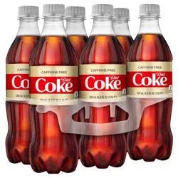 Diet Coke Caffeine Free Soda Soft Drink, 16.9 fl oz, 6 Pack