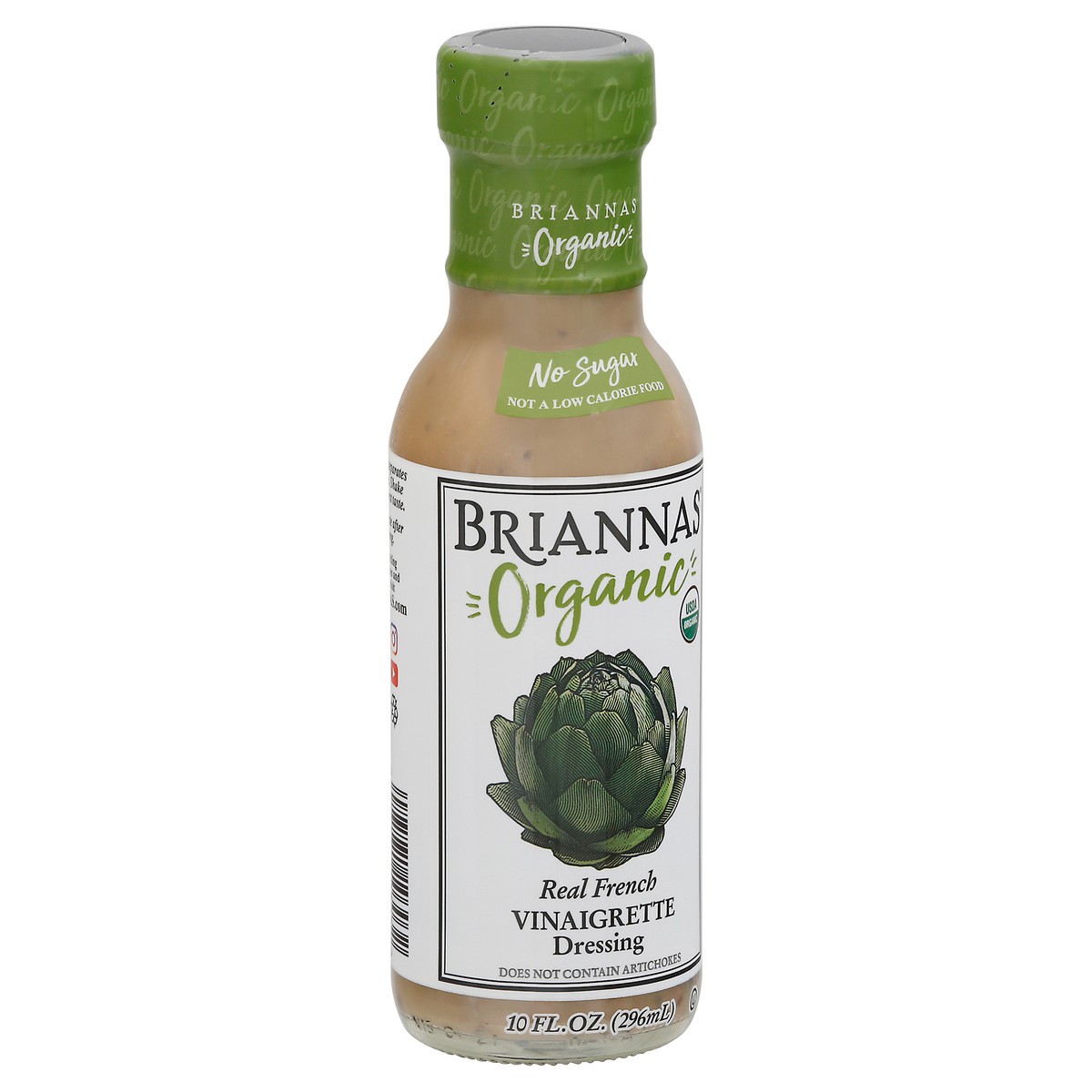 slide 2 of 9, BRIANNAS Organic French Vinaigrette Dressing, 10 oz