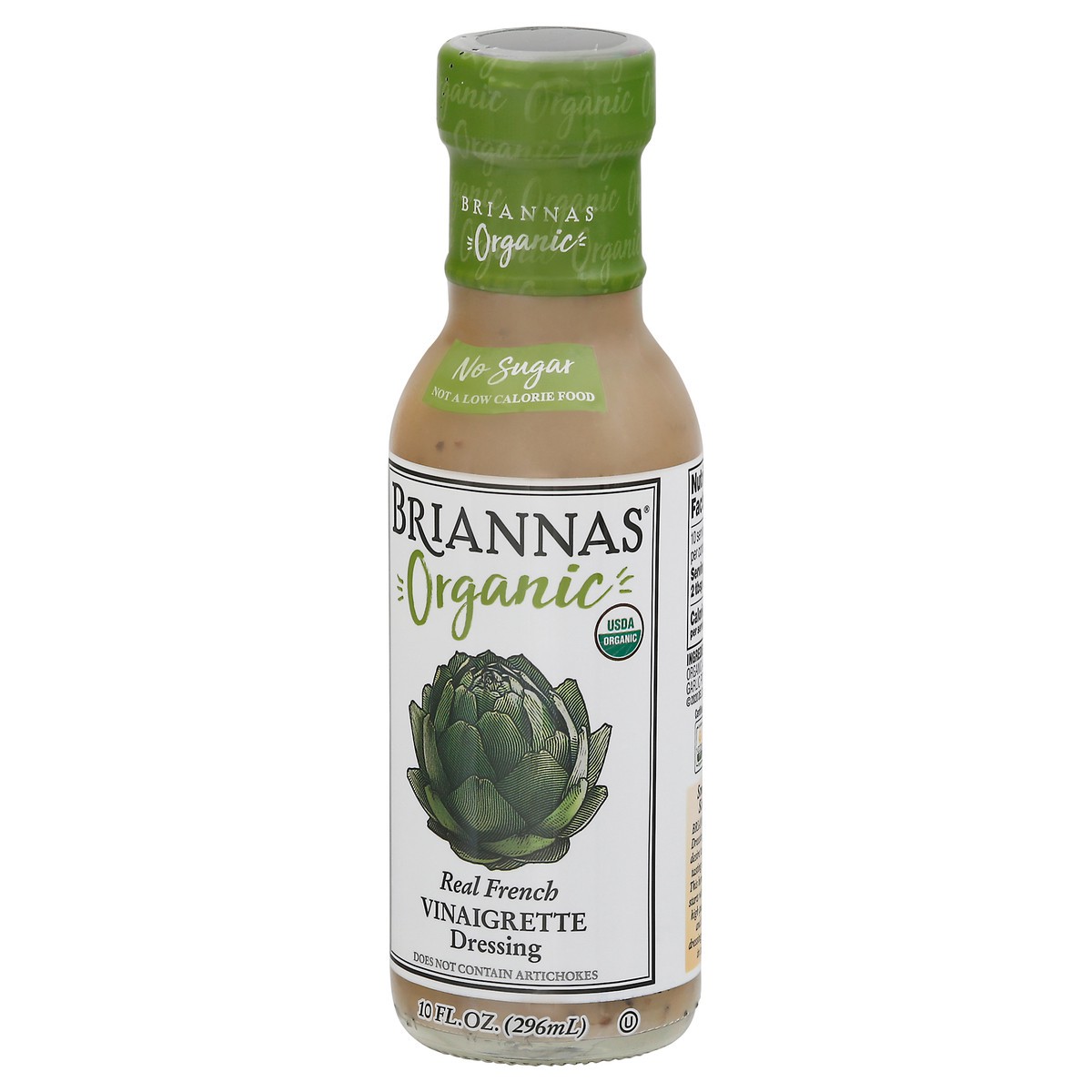 slide 3 of 9, BRIANNAS Organic French Vinaigrette Dressing, 10 oz