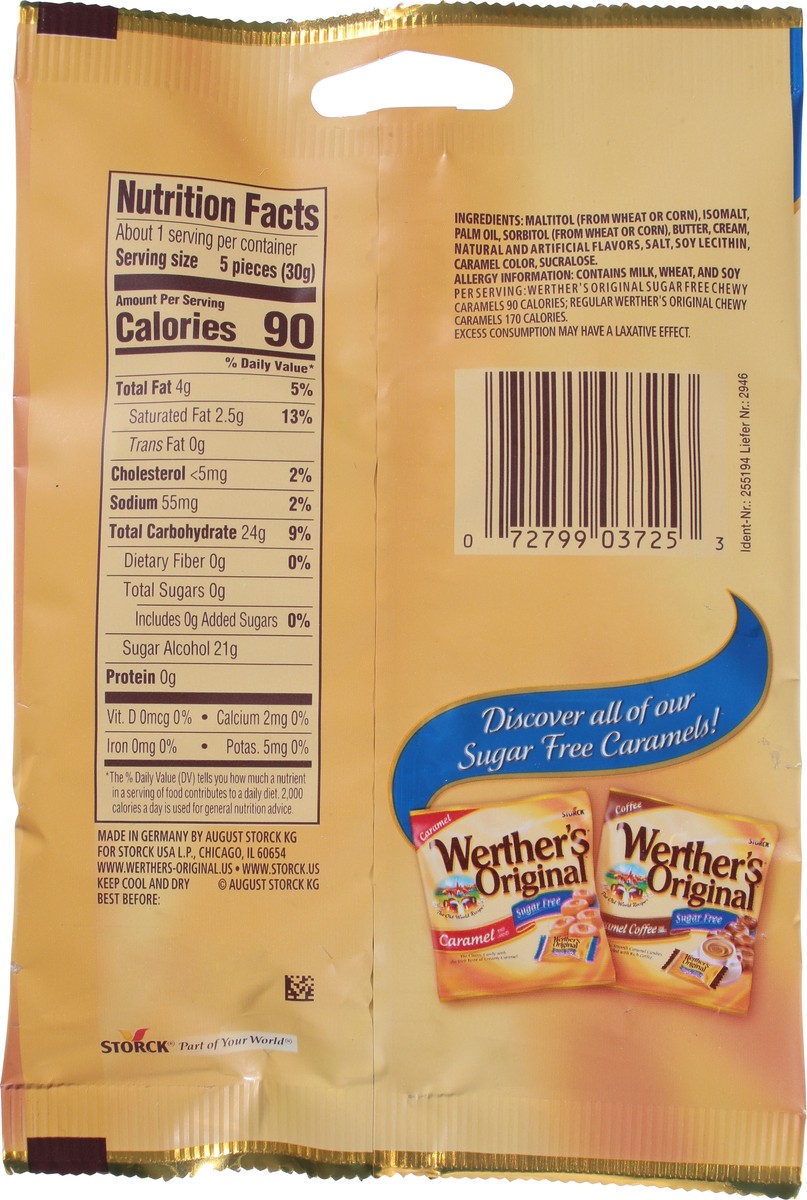 slide 5 of 9, Werther's Original Chewy Caramels 1.46 oz, 1.46 oz