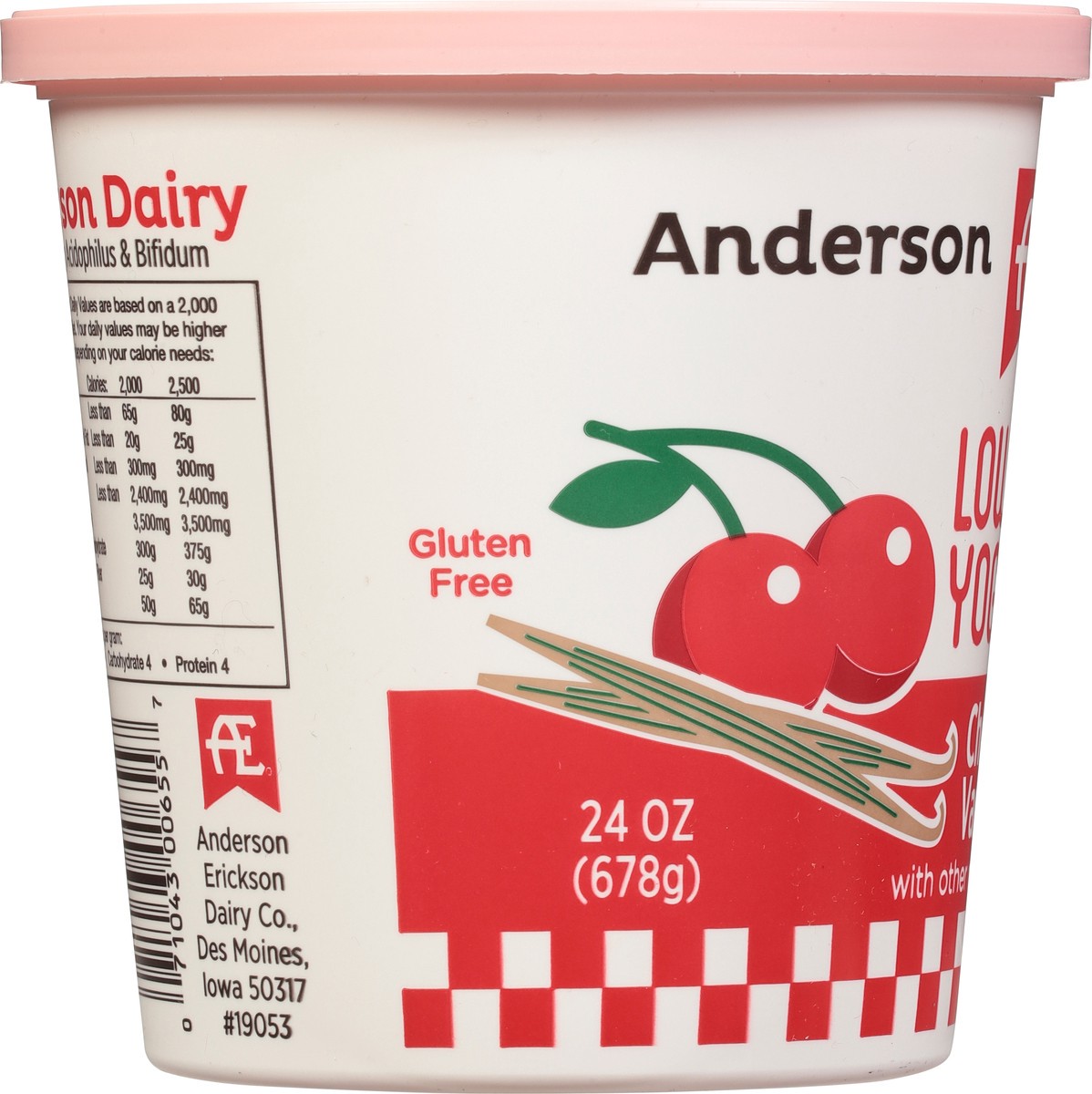 slide 9 of 9, Anderson Erickson Dairy Lowfat Cherry Vanilla Yogurt - 24 oz, 24 oz