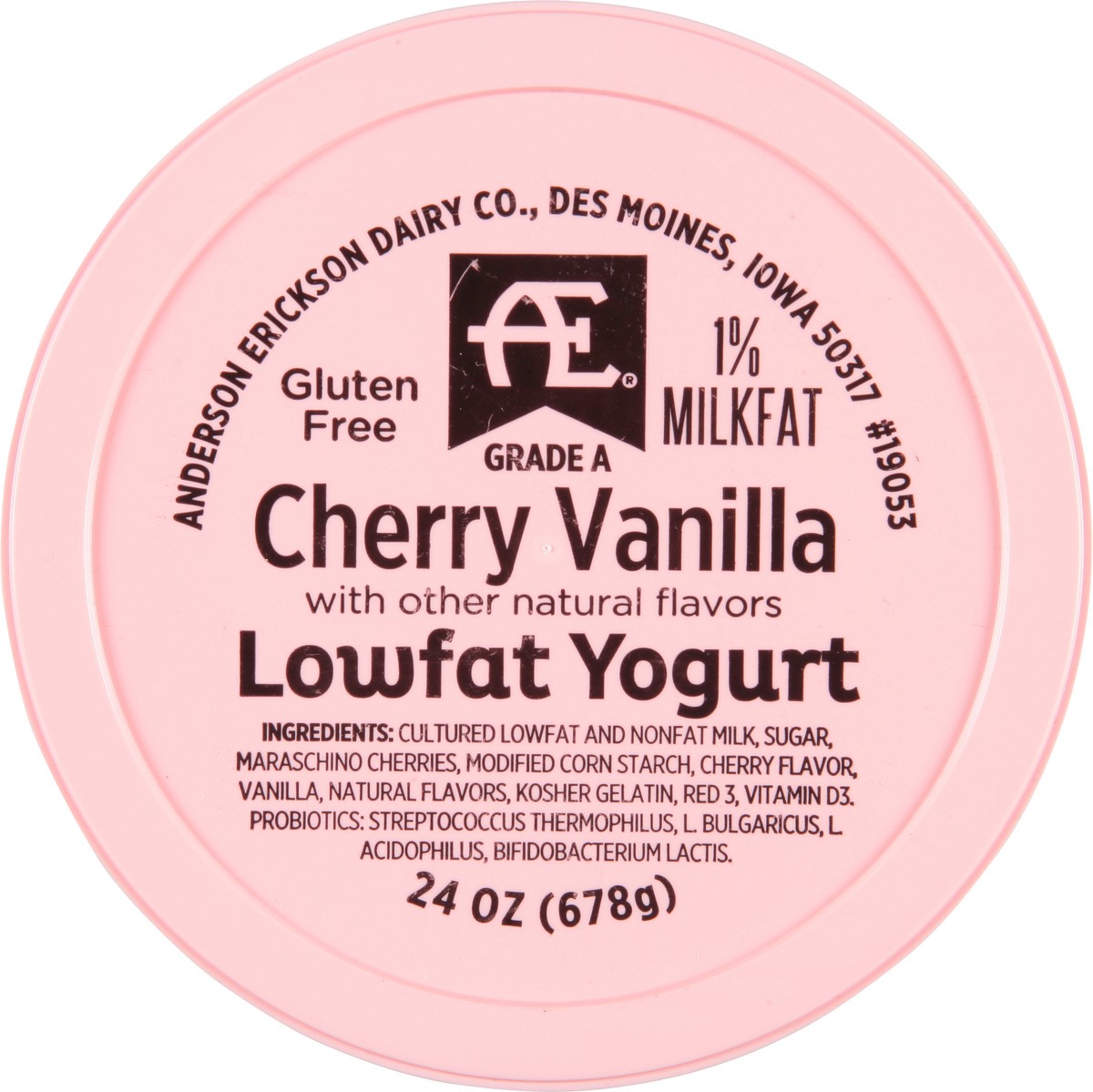 slide 5 of 9, Anderson Erickson Dairy Lowfat Cherry Vanilla Yogurt - 24 oz, 24 oz