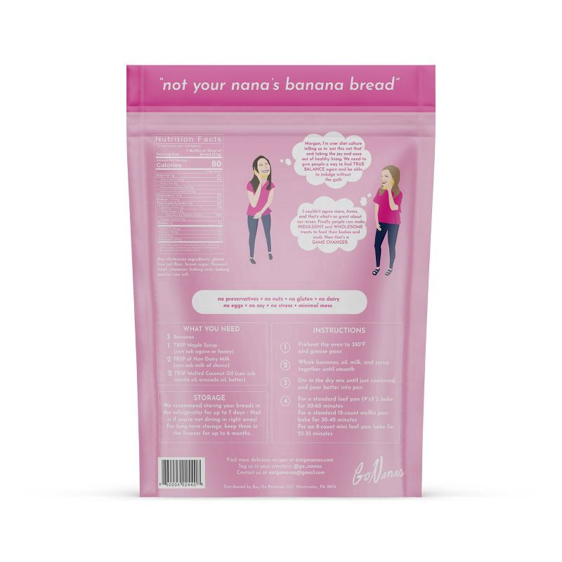 slide 2 of 5, Gonanas Banana Bread Mix, 8.95 oz