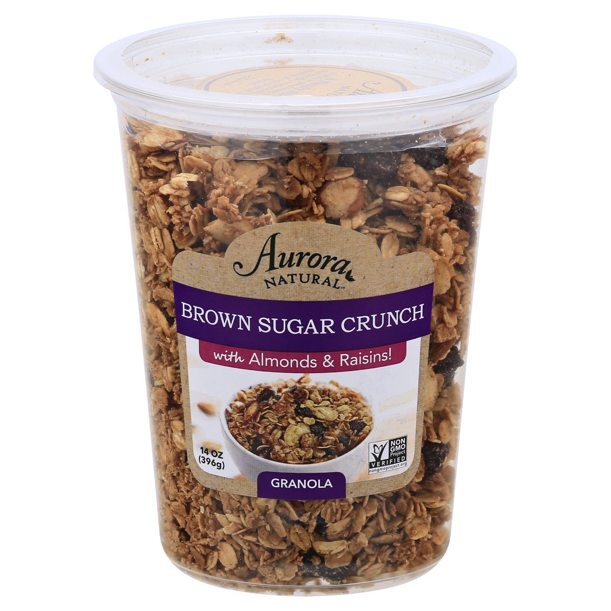 slide 2 of 13, Aurora Natural Brown Sugar Crunch Granola 14 oz, 14 oz