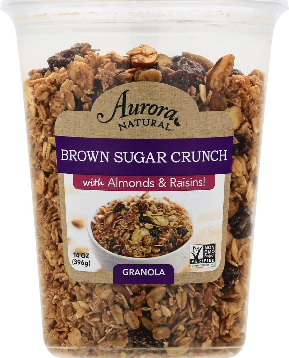 slide 1 of 13, Aurora Natural Brown Sugar Crunch Granola 14 oz, 14 oz