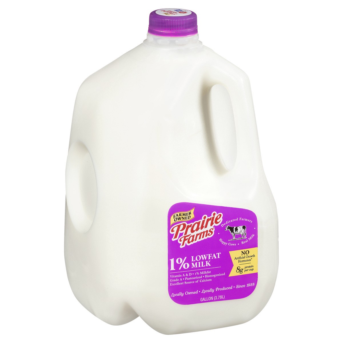slide 7 of 9, Prairie Farms 1% Lowfat Milk Gallon - 1 gal, 1 gal