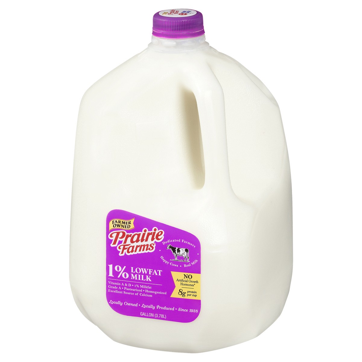 slide 4 of 9, Prairie Farms 1% Lowfat Milk Gallon - 1 gal, 1 gal