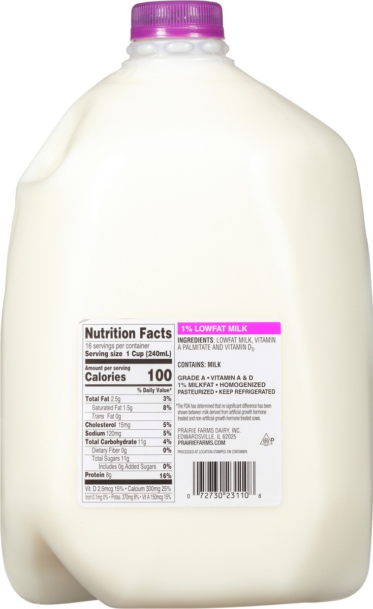 slide 8 of 9, Prairie Farms 1% Lowfat Milk Gallon - 1 gal, 1 gal