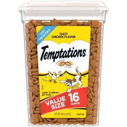 Temptations Tasty Chicken BACK Label Value Pack PA Work 16OZ