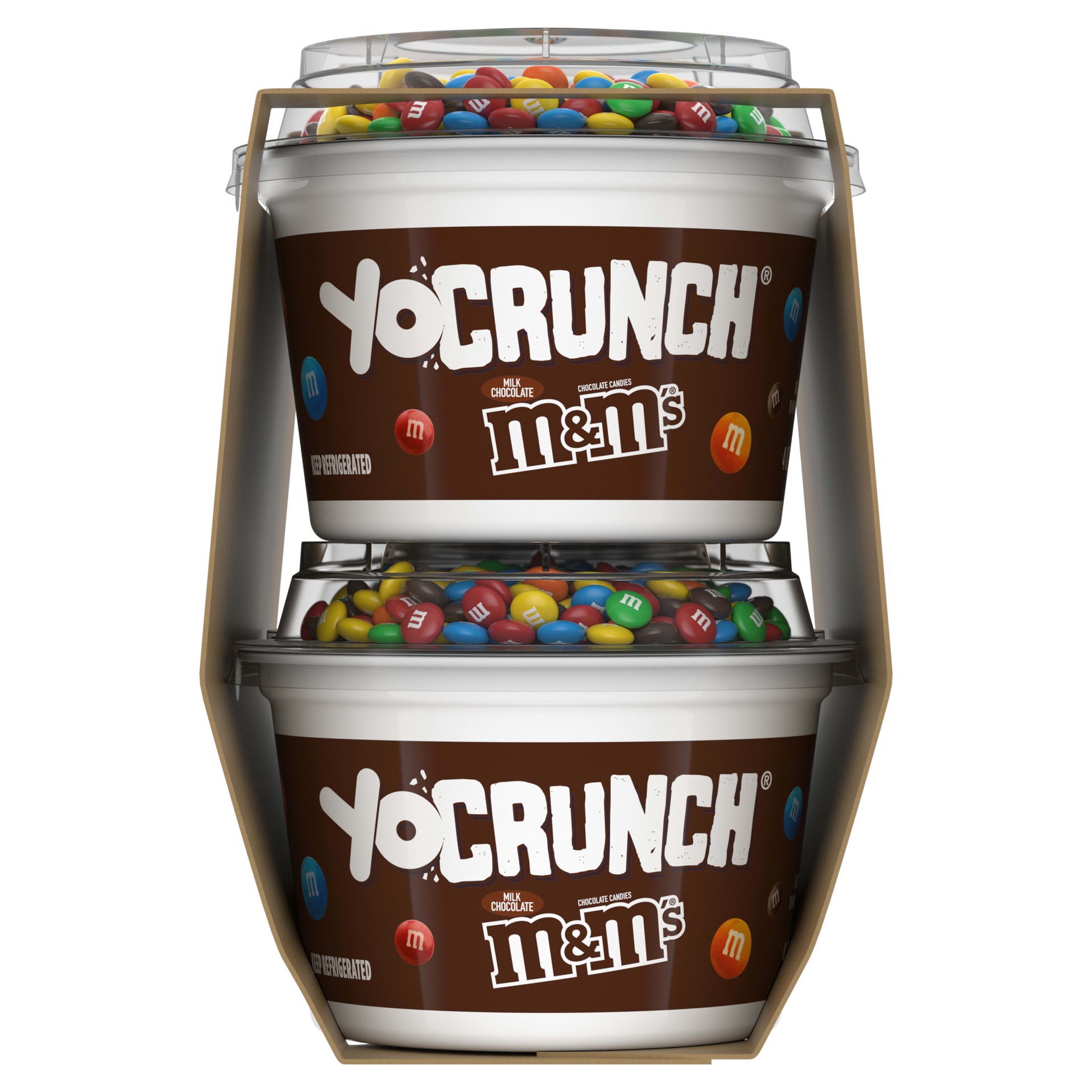 slide 4 of 5, YoCrunch Low Fat Vanilla Yogurt with M&Ms(R), 4 oz, 4 Pack, 4 ct; 4 oz