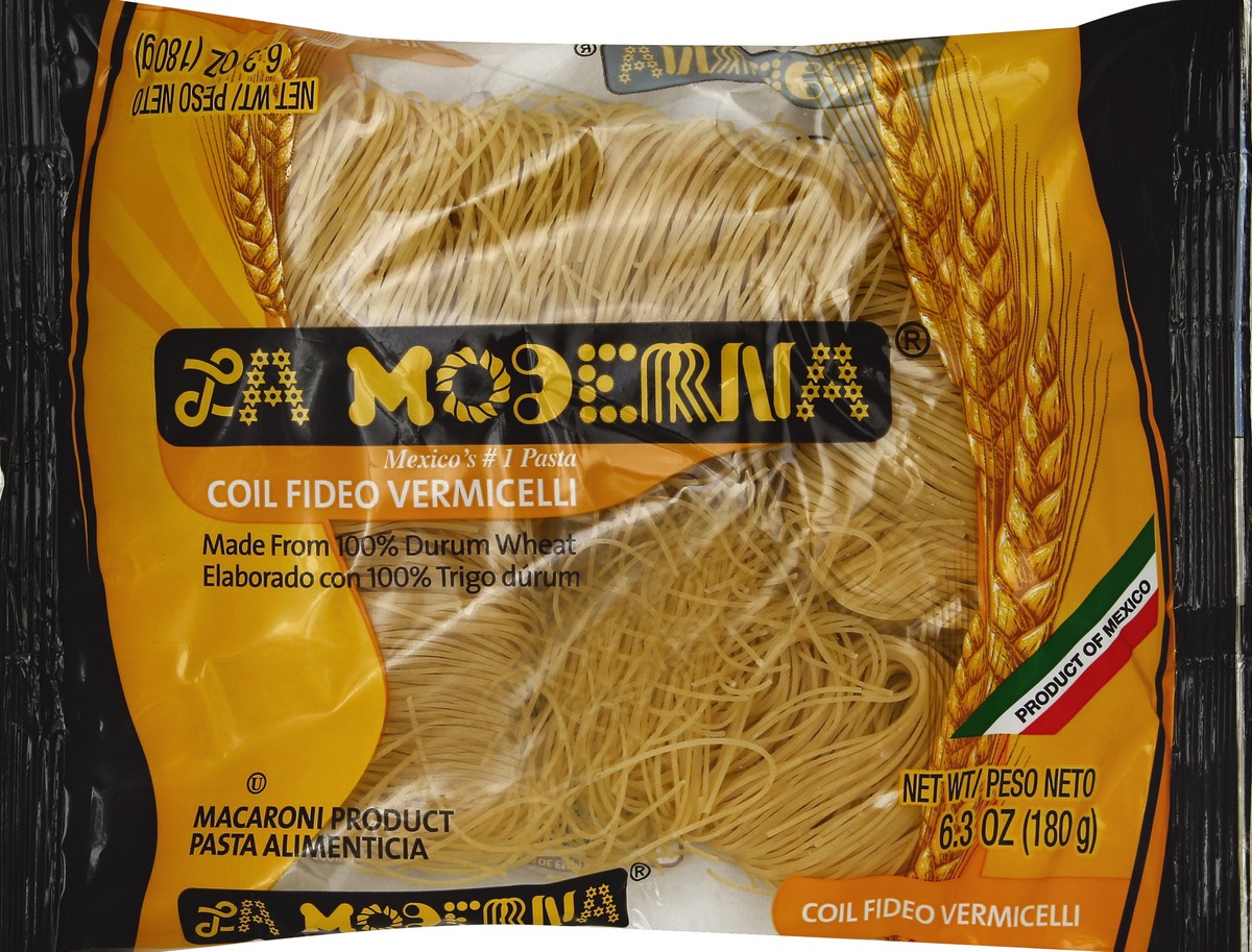 slide 1 of 6, La Moderna Coiled Vermicelli, 7 oz