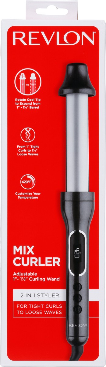 slide 6 of 9, Revlon Mix Curler 2 in 1 Styler Adjustable Curling Wand 1 ea, 1 ct