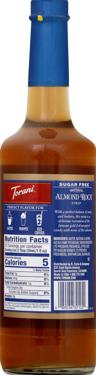 slide 2 of 13, Torani Sugar Free Syrup 25.4 oz, 25.4 fl oz