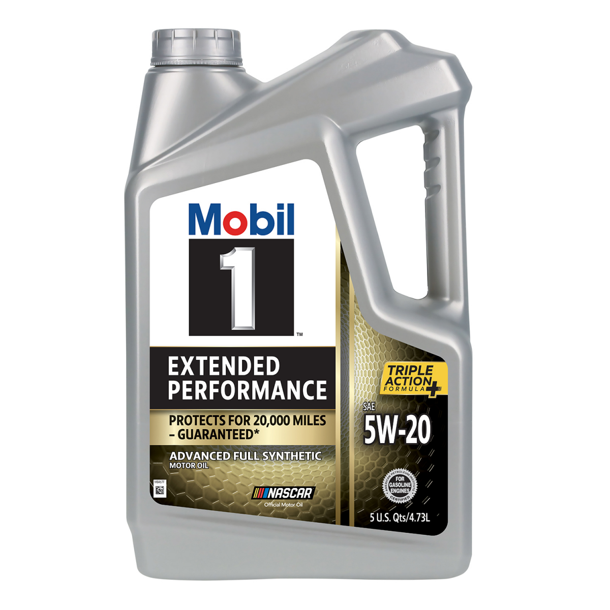 slide 1 of 25, Mobil 1 Extended Performance Full Synthetic Motor Oil 5W-20, 5 Quart, 5 qt