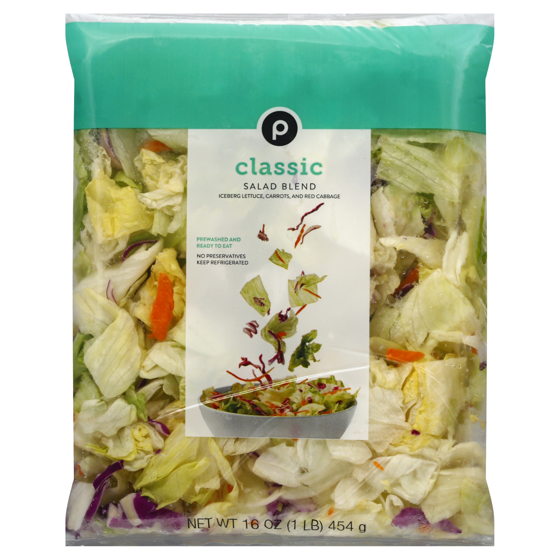 slide 1 of 1, Publix Classic Salad Blend, 16 oz