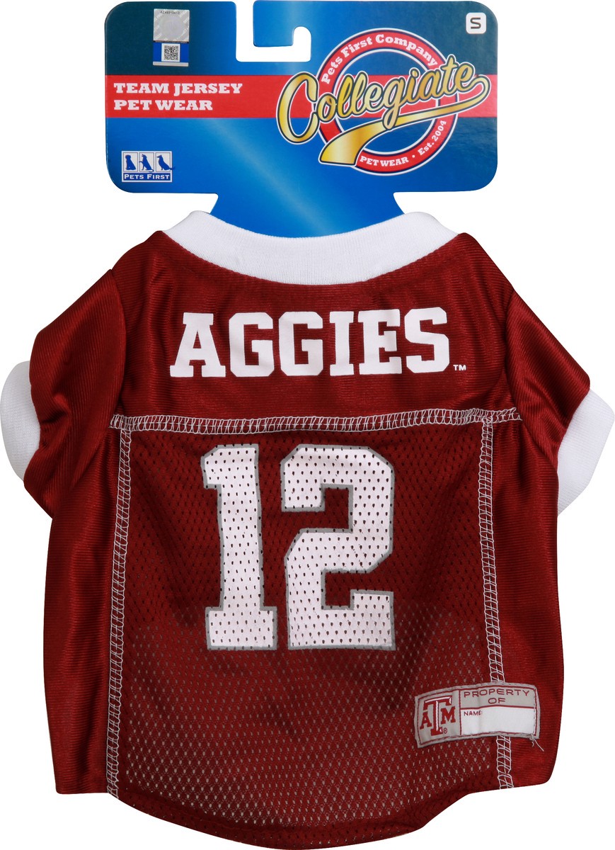 slide 2 of 6, Pets First Pet Wear, Team Jersey, Collegiate, Texas A&M, S, SM