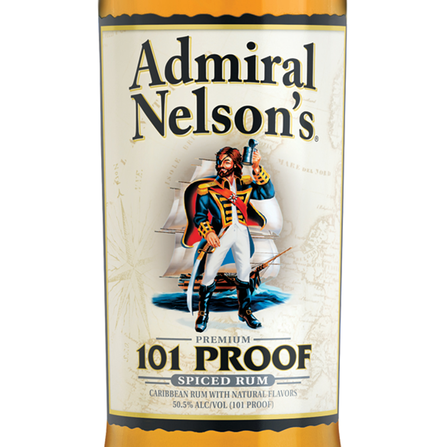slide 3 of 3, Admiral Nelson's Spice 101 Rum, 750 ml