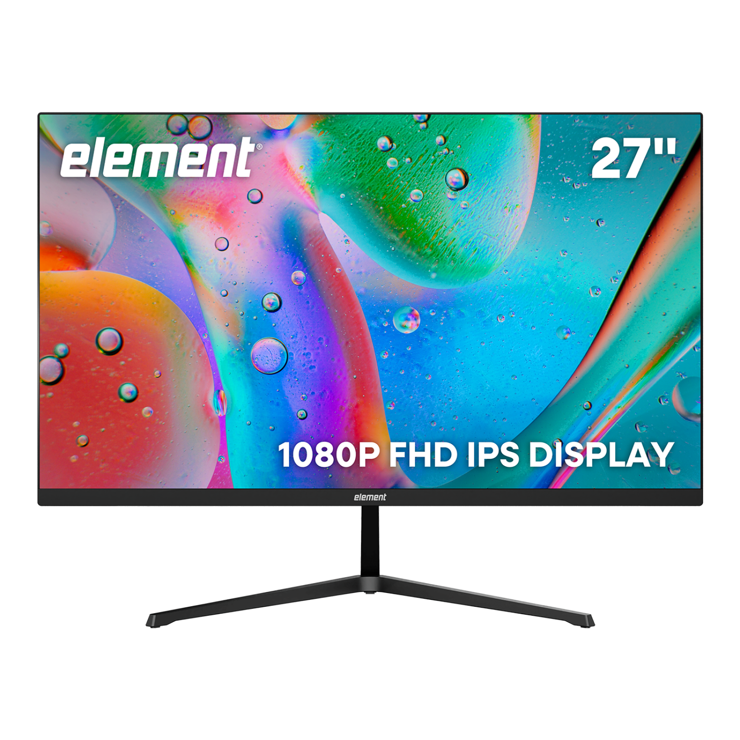 slide 1 of 10, 27" Element Fhd 1080p Monitor - Em2fpaf27b, 1 ct