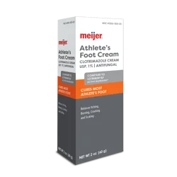 Meijer Athlete's Foot Cream, Clotrimazole 1%, 2oz
