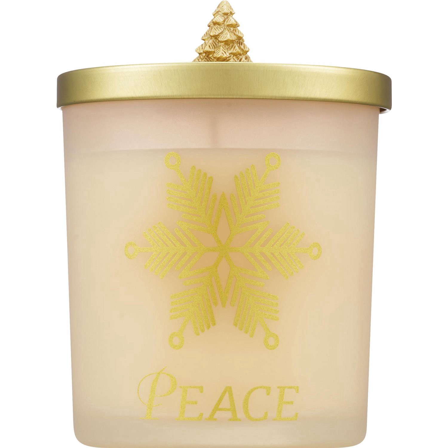 slide 1 of 2, Universal Candle Company Universal Candle Co. Snowflake Candle, Fireside Scent, 9.5 Oz, 9.5 oz